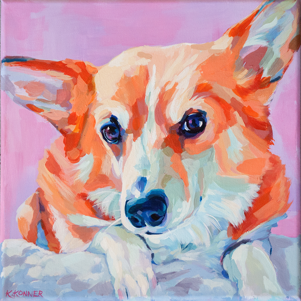 Corgi Portrait