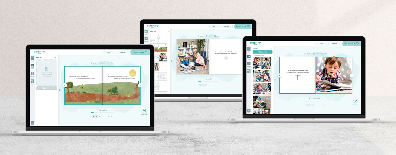 Digital Children's Story Book Editor User Experience Design